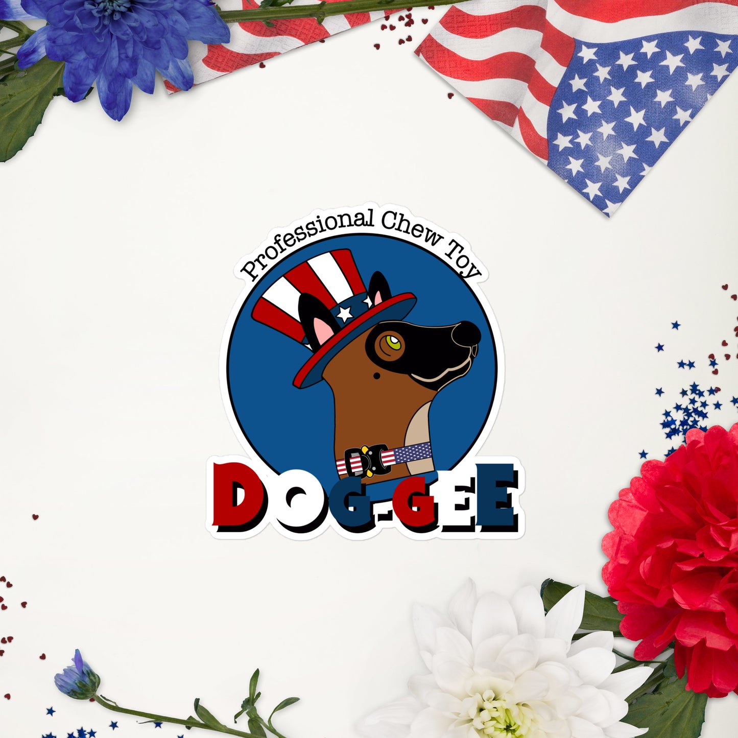 US DOG-GEE Bubble-free stickers