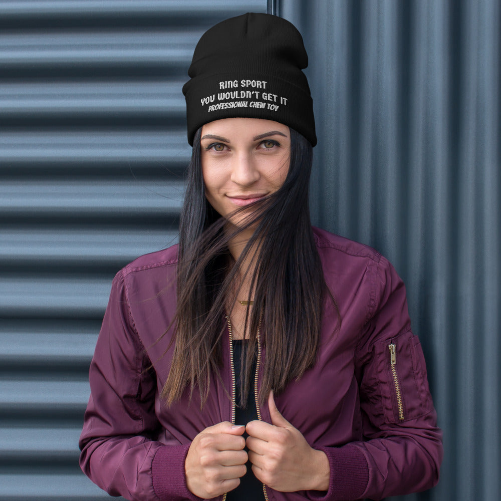 Ring Sport Embroidered Beanie