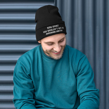 Ring Sport Embroidered Beanie