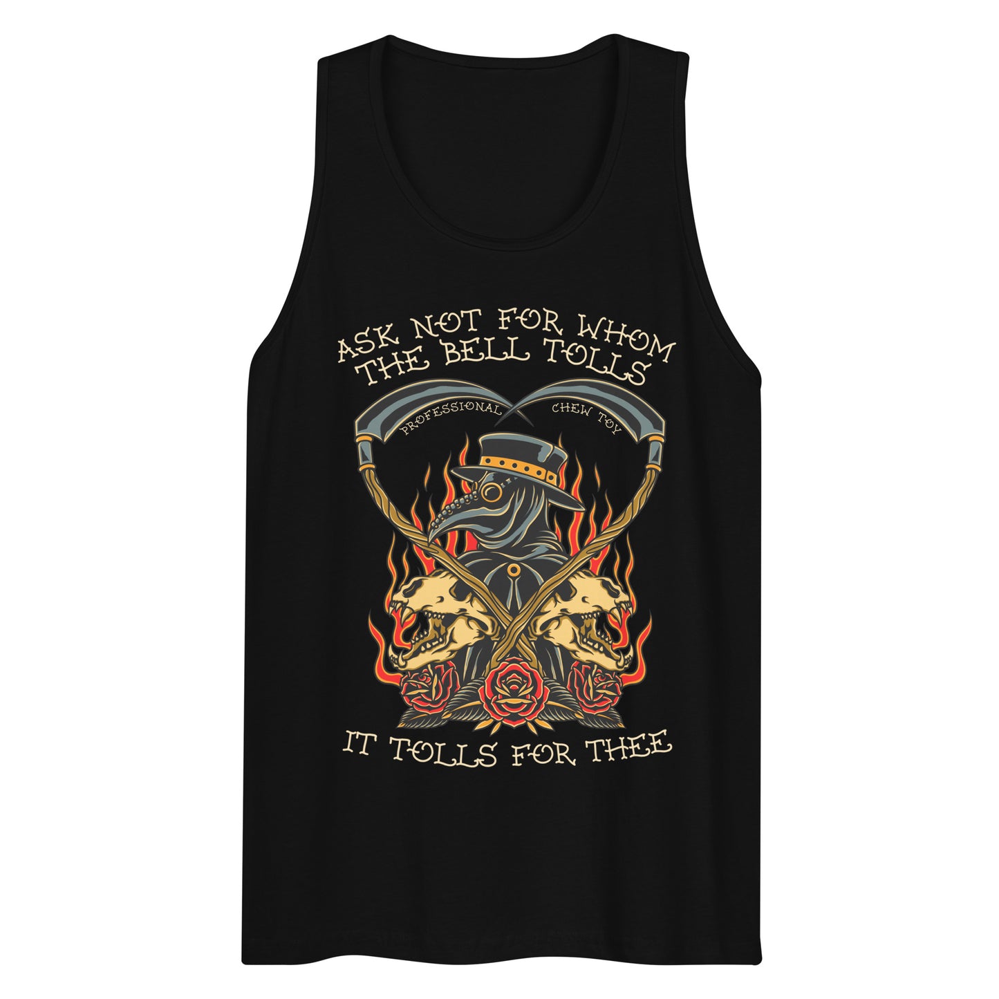 Tolls For Thee Men’s premium tank top