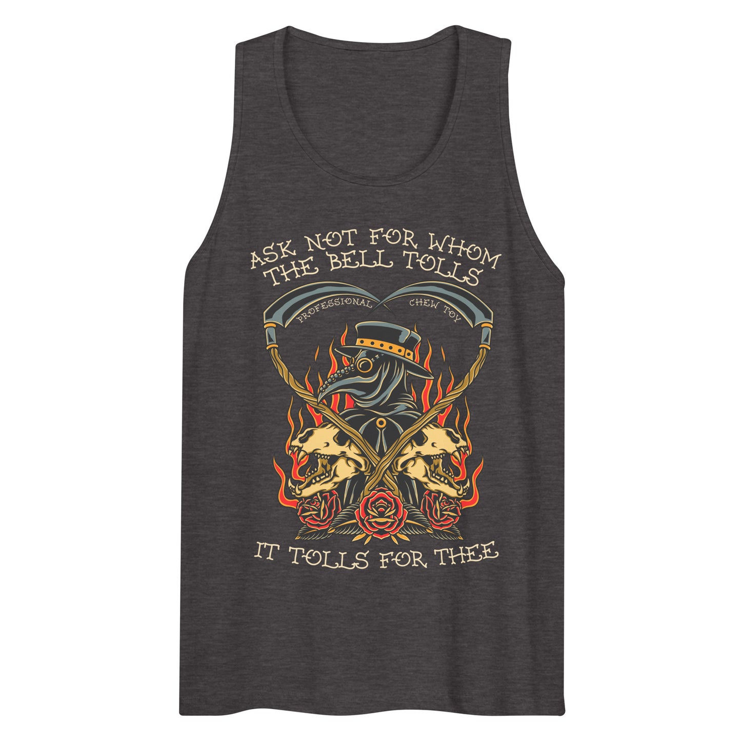 Tolls For Thee Men’s premium tank top