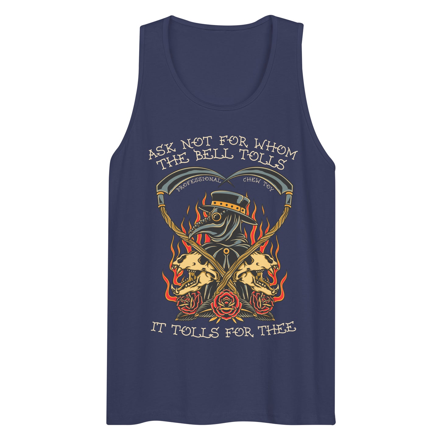 Tolls For Thee Men’s premium tank top