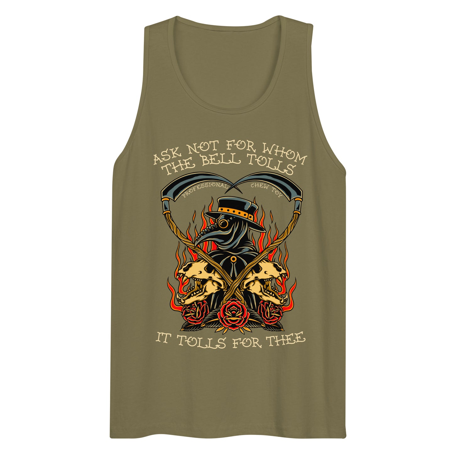 Tolls For Thee Men’s premium tank top