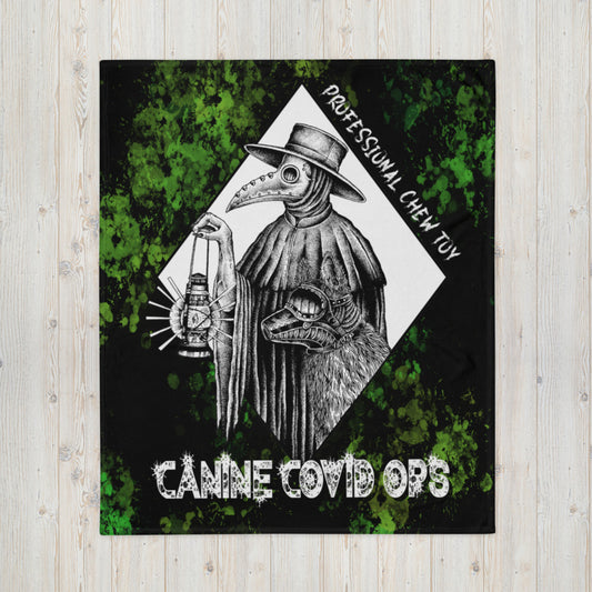 Plague K9 Throw Blanket