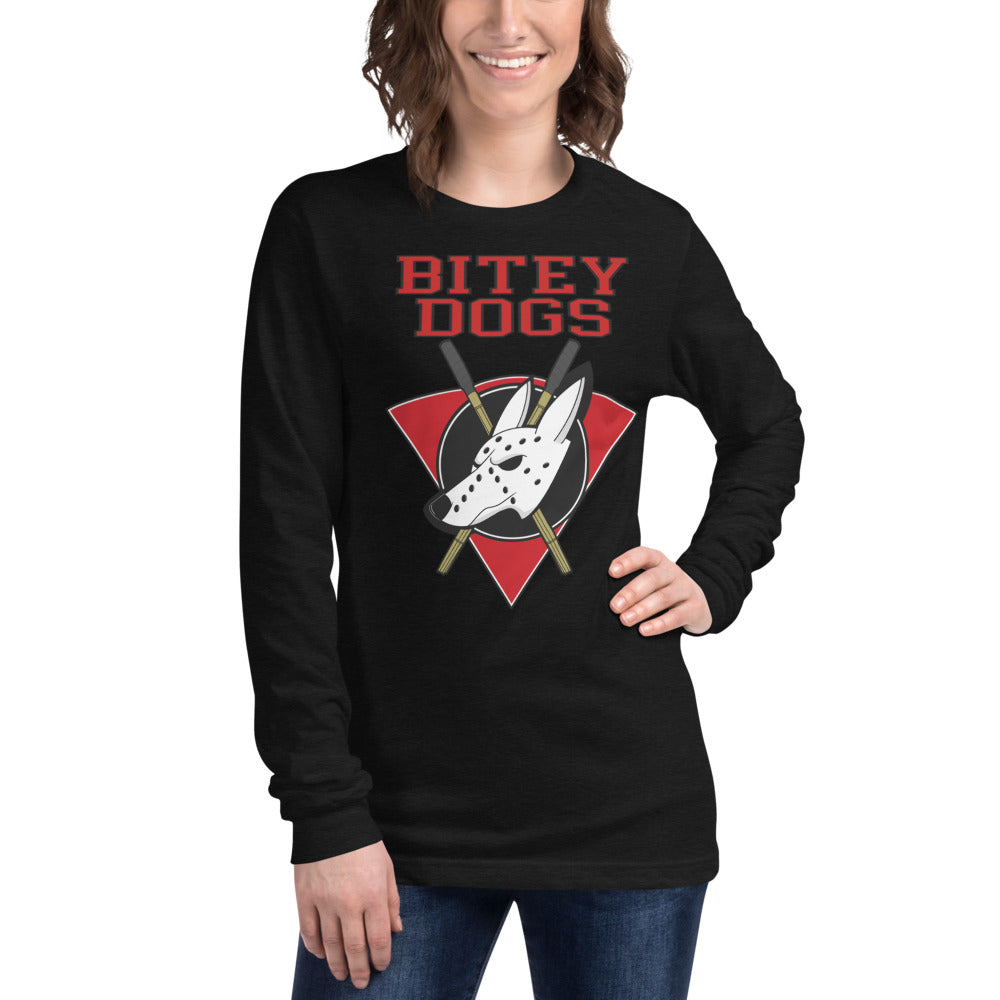 Bitey Dogs Unisex Long Sleeve Tee