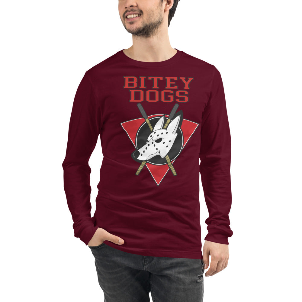 Bitey Dogs Unisex Long Sleeve Tee