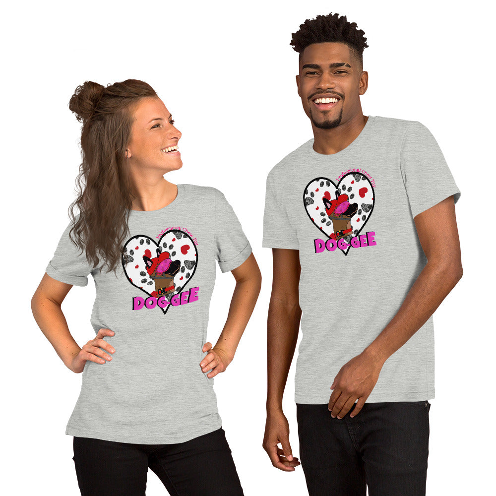 Valentines DOG-GEE Short-Sleeve Unisex T-Shirt