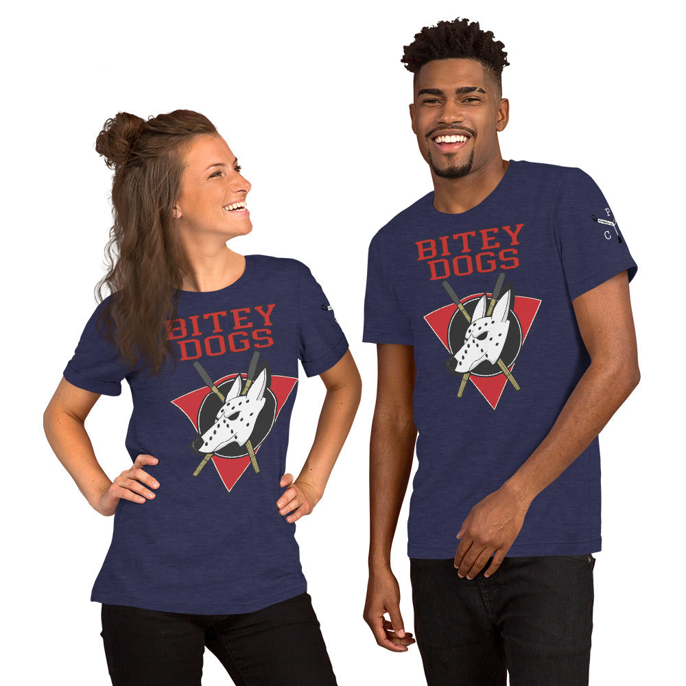 Bitey Dogs Short-Sleeve Unisex T-Shirt