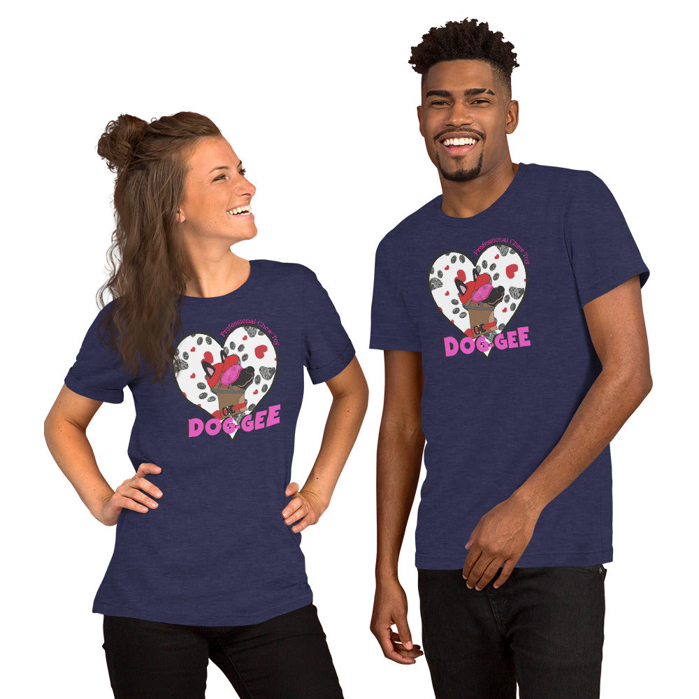 Valentines DOG-GEE Short-Sleeve Unisex T-Shirt