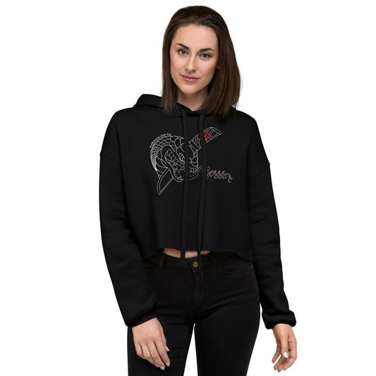 If it were a Snake… Crop Hoodie