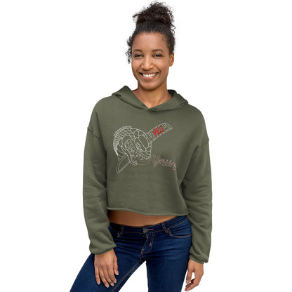 If it were a Snake… Crop Hoodie