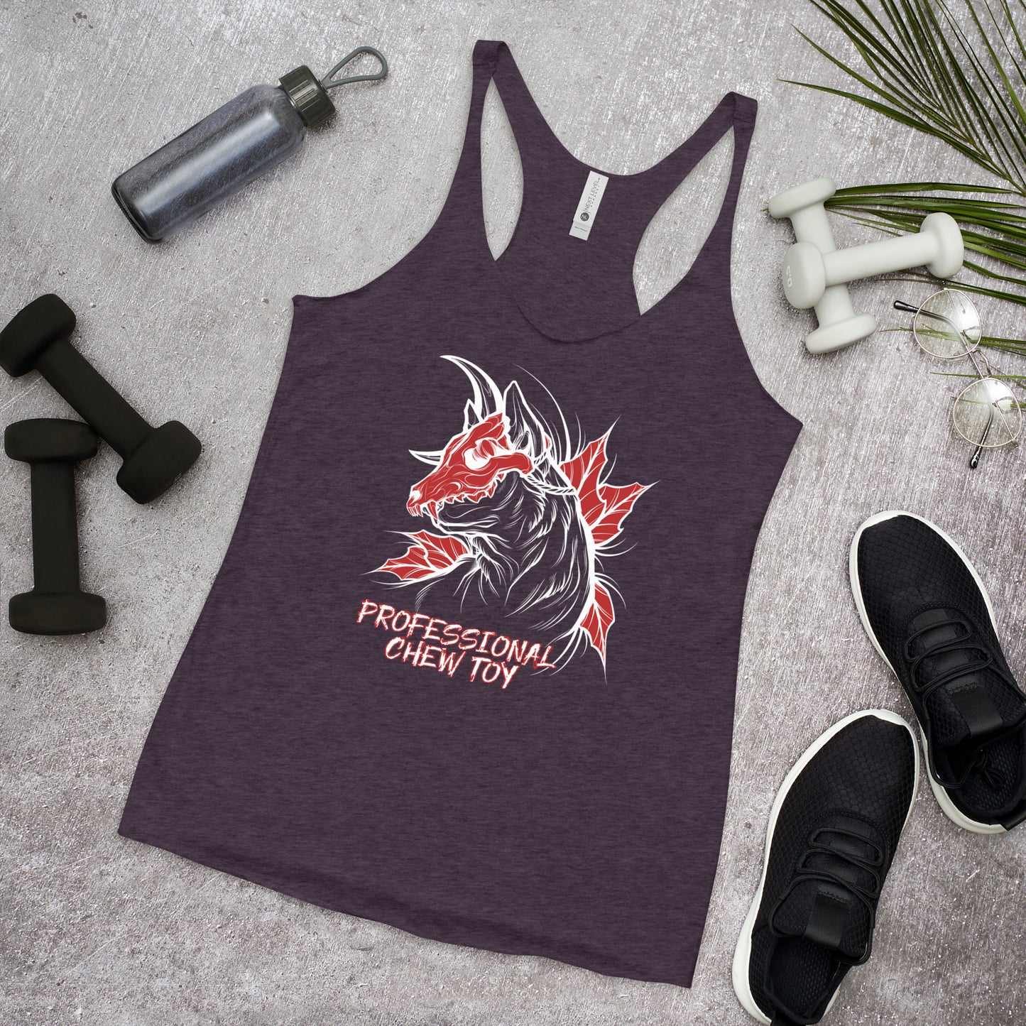 Red Skull Women's Racerback Tank